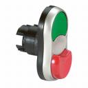 Osmoz non illuminated head twin touch - flush/projecting - green/red - IP 66