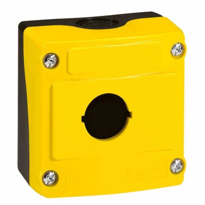 Osmoz control station to be equipped - IP 66 - IK 07 - 1 hole - yellow cover