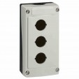 Osmoz control station to be equipped - IP 66 - IK 07 - 3 holes - grey