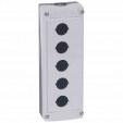 Osmoz control station to be equipped - IP 66 - IK 07 - 5 holes - grey