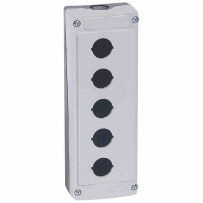 Osmoz control station to be equipped - IP 66 - IK 07 - 5 holes - grey