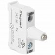 Osmoz electrical block - for control station illuminated - white - 24 V~/=