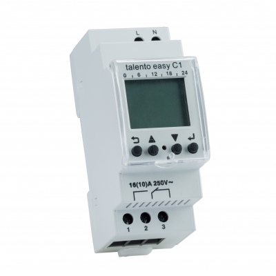 TALENTO easy C1 astro relejs, 1 kanāls, 50 atmiņas vietas, 240V AC