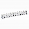 Connection strip Nylbloc - capacity 2.5 mm? - max. current 24 A - white