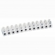 Connection strip Nylbloc - capacity 6 mm? - max. current 41 A - white