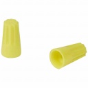 Connector without screw - Capvis cap - capacity 4 mm? - yellow - box