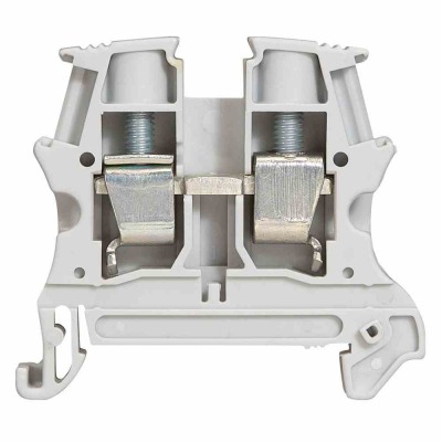 Terminal block Viking 3 - screw - 1 connect - 1 entry/1 outlet - pitch 10 - grey