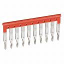 Bridging combs Viking 3 - equipotential - for 10 blocks with 6 mm pitch - red