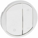 COVER PLATE FOR DIMMER WHITE