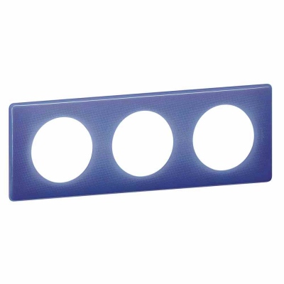 3 GANG PLATE PURPLE 90S