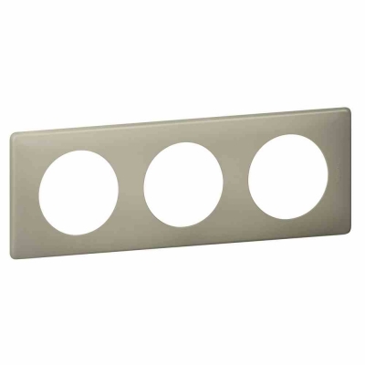 Celiane Рамка 3 местная Сильвер пунктум