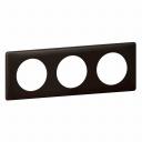 Celiane Рамка 3 местная Черная Перкаль