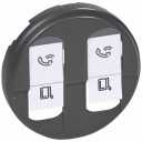 Celiane Centrālā plate RJ 45 x2 grafīta