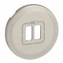 COVER PLATE USB CHARGER TITANE
