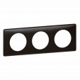 3 GANG PLATE CARBONE