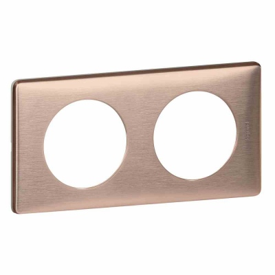 2 GANG PLATE COPPER