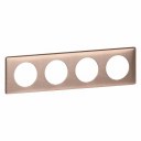 Celiane Рамка 4 местная Медь