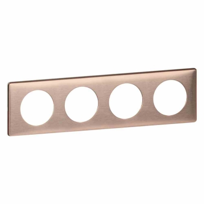 4 GANG PLATE COPPER