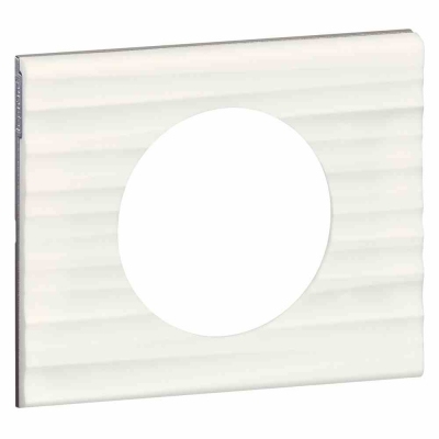 Celiane Рамка 1 местная Белый рельеф