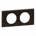 Celiane Рамка 2 местная Черный рифленый