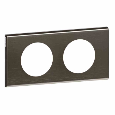 Celiane Рамка 2 местная Черный никель