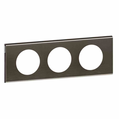 Celiane Рамка 3 местная Черный никель