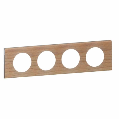 4 GANG PLATE CHENE BLANCHI