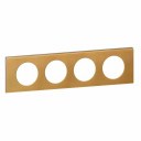 Celiane Рамка 4 местная Золото