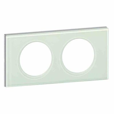 Celiane Рамка 2 местная Смальта белая глина