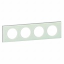 Celiane Рамка 4 местная Смальта белая глина
