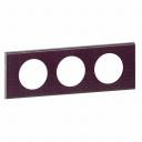 Celiane Рамка 3 местная Кожа пурпур