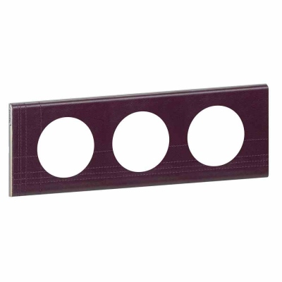 3 GANG PLATE POURPRE COUTURE