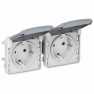Plexo IP55 pel. z/a Rozete 2v. a/z meh. H