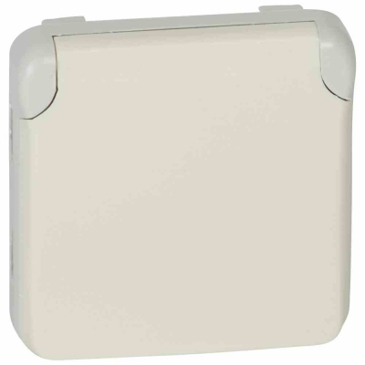 Plexo IP55 balts z/a Rozete a/z  meh.