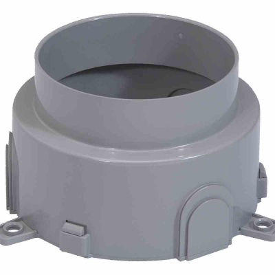 Flush-mounting box - for concrete for floor service outlet box