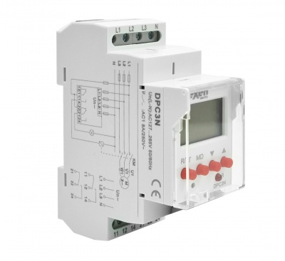 DPC3N Digitālais trīsfāžu sprieguma kontroles relejs 3LN 2CO 10A AC230V