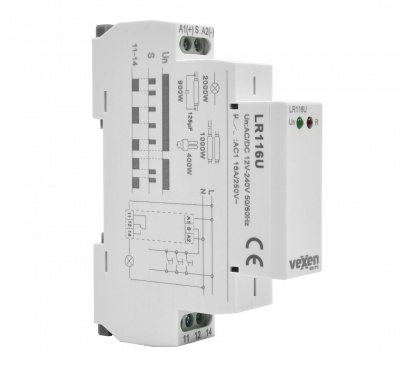 LR116U Импульсное реле 1CO 16A AC/DC12-240V