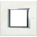 Bticino Axolute  RECTANGULAR white Limoges Rāmis 1 vietigs