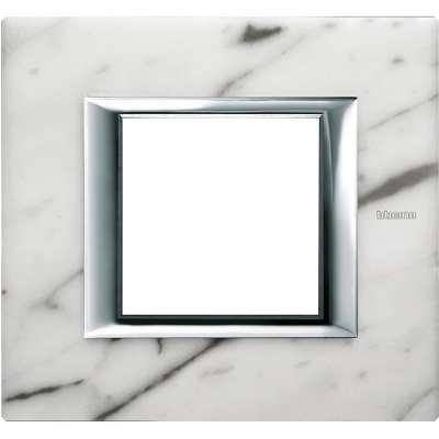 Axolute Рамка RECTANGULAR Carrar marble 1 местная