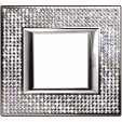 Axolute Рамка RECTANGULAR SWAROVSKY Crystal 1 местная