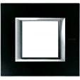 Axolute RECTANGULAR black glass Frame 1 vietigs