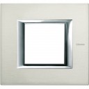 Bticino Axolute  RECTANGULAR brushed aluminium Rāmis 1 vietigs