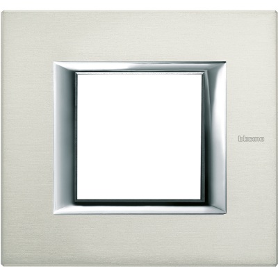 Axolute RECTANGULAR brushed aluminuminium Frame 1 vietigs