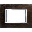 Axolute Italian standart RECTANGULAR wenge Frame - 3 modules