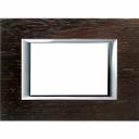 Bticino Axolute itāļu standarts RECTANGULAR wenge Rāmis - 3 moduļiod
