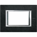 Bticino Axolute itāļu standarts RECTANGULAR slate Rāmis - 3 moduļiod