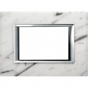 Bticino Axolute itāļu standarts RECTANGULAR carrara marble Rāmis - 3 moduļiod