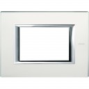 Bticino Axolute itāļu standarts RECTANGULAR glass mirror Rāmis - 3 moduļiod