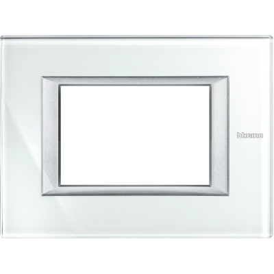 Axolute Рамка Итальянский стандарт RECTANGULAR whice - 3 модуля