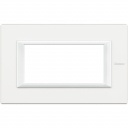 Axolute Italian standart RECTANGULAR white Frame - 4 modules